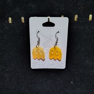 Yellow Ghost Earrings